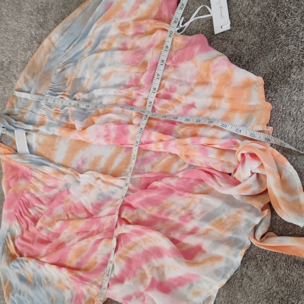 Young Fabulous & Broke Carmen Tie Dye Beach Wrap - Picture 5 of 8